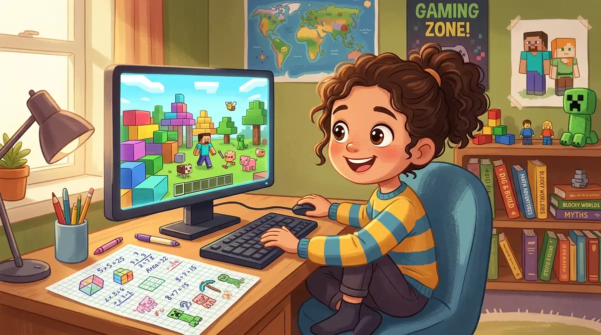 Minecraft as a Math Textbook: The Unlikely Education of a 9-Year-Old
